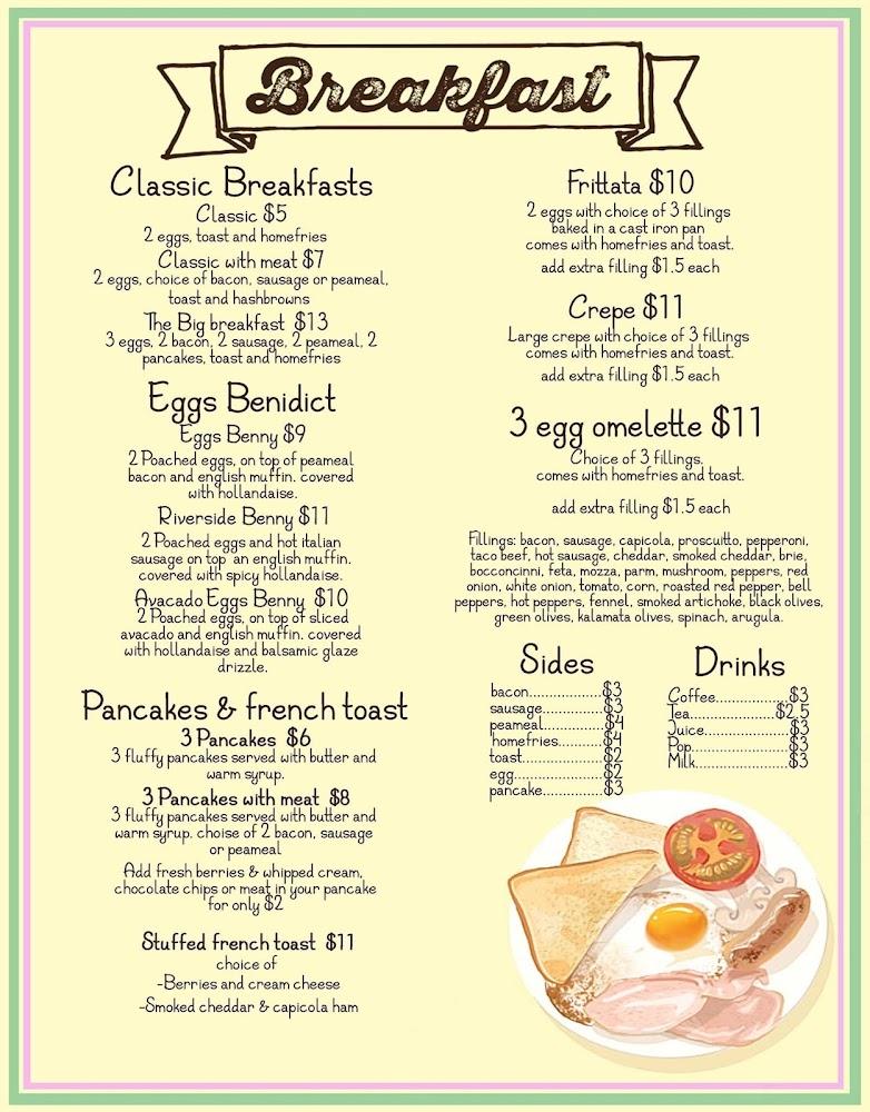 Riverside Tavern Menu image 2